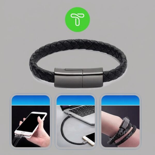 USB Bracelet Charger Cable for iPhone