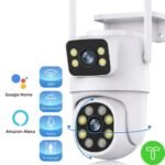 4K 8MP Tuya Dual-Lens AI PTZ Security Camera