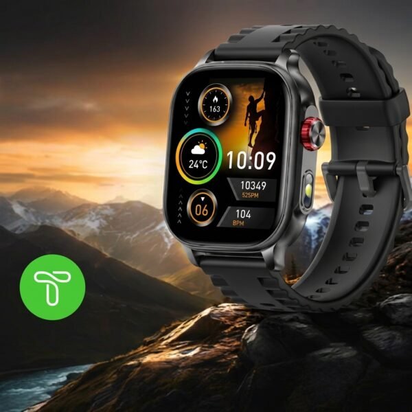 LIGE Military Smartwatch with 1400mAh Battery