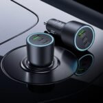 Vention 165W 3-Port USB-C Car Charger with PD & QC 4.0
