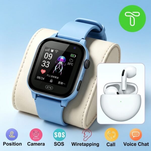 Lenovo Kids 5G GPS Smartwatch with SOS & Video Call