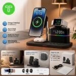 Magnetic 2-in-1 Wireless Charging Station for Phone & Smartwatch
