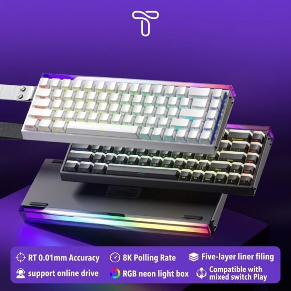 AULA HERO 68HE 8K Rapid Trigger Magnetic Gaming Keyboard