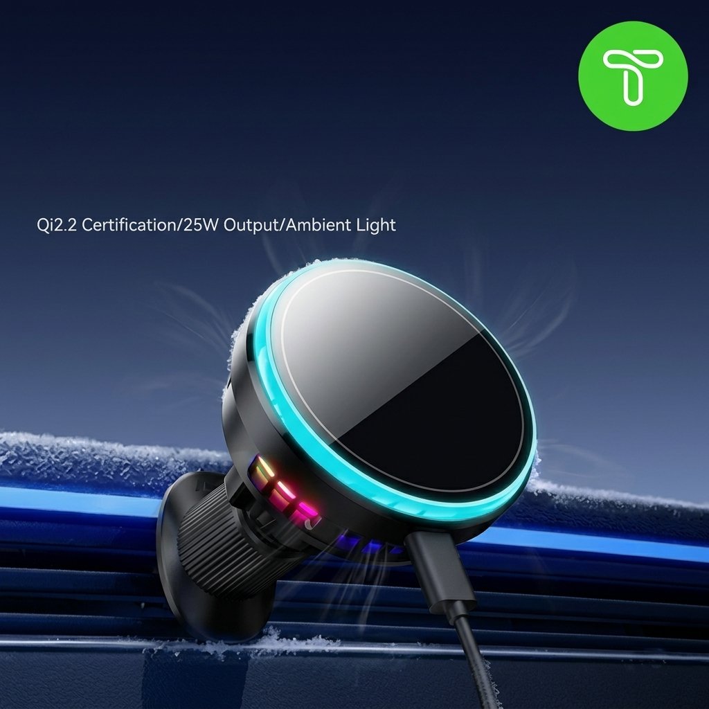 Gemini_Generated_Image_xknd1lxknd1lxknd Essager 25W Magnetic Wireless Car Charger - Image 1