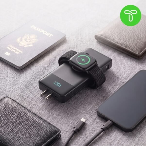 10800mAh 25W Power Bank with AC Plug