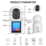 2MP WiFi Baby Monitor Camera with 2.8" Screen - Image 2