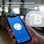 Tuya Smart WiFi Power Strip with Remote Control & Timer - Image 3