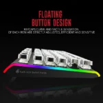 HEXGEARS GK735-B Kailh BOX Switch Mechanical Keyboard Electroplating Keycaps RGB SizeLight Mechanical Gaming Keyboard - Image 3