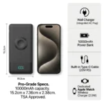 10800mAh 25W Power Bank with AC Plug - Image 10