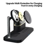 Magnetic 2-in-1 Wireless Charging Station for Phone & Smartwatch - Image 5