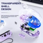 A2 Transparent Wireless RGB Gaming Mouse with Digital Screen - Image 3