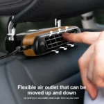 Portable Car Rear Seat Cooling Fan – 3 Speed Adjustable Air Conditioner Fan - Image 2