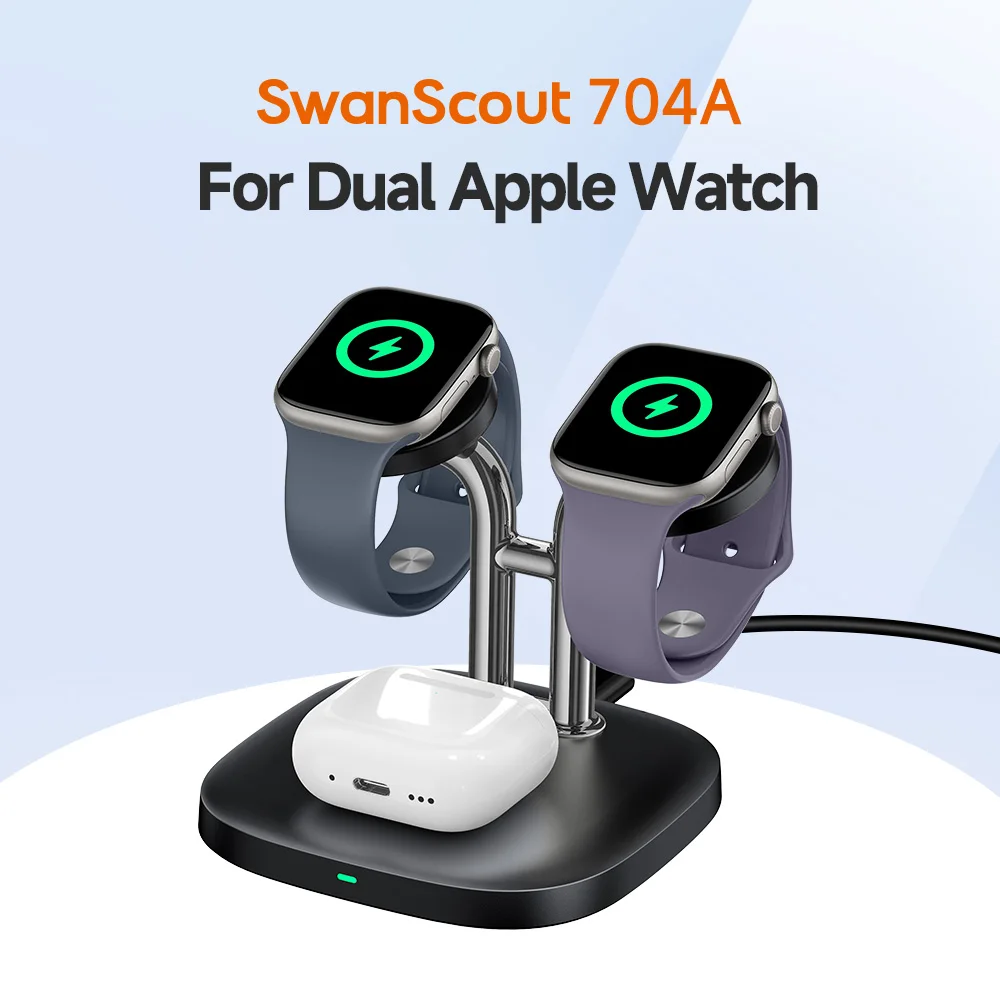 kf-S1008255c00c44cc4a4121a34e75e461fo SwanScout 704A Dual Watch & AirPods Charging Stand - Image 1