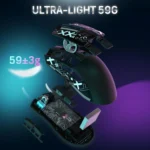 ATTACK SHARK X11 22K DPI Tri-Mode Wireless Gaming Mouse - Image 6