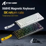 ATTACK SHARK X68HE 8KHz Magnetic Rapid Trigger Gaming Keyboard - Image 2