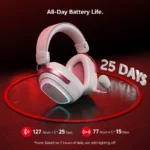 QCY Heroad GT2 H5GMA Tri-Mode RGB Gaming Headset - Image 5