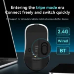 AJAZZ AJ159P Wireless Mouse with PAW3311 & Charging Dock - Image 3