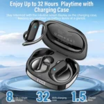 2026 Open-Ear Bluetooth 5.4 Sport Earbuds with 32H Battery - Image 2