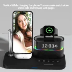 Magnetic 2-in-1 Wireless Charging Station for Phone & Smartwatch - Image 3