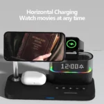 Magnetic 2-in-1 Wireless Charging Station for Phone & Smartwatch - Image 4
