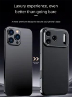 Luxury Leather iPhone Full Lens Protection Case - Image 2