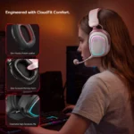 QCY Heroad GT2 H5GMA Tri-Mode RGB Gaming Headset - Image 4