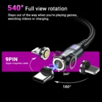 AUFU 240W Magnetic USB-C Fast Charging Cable - Image 3