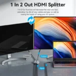 Vention HDMI 2.1 Splitter 8K 60Hz 4K120Hz Bi-Direction 2 in 1 out for TV Xiaomi Xbox PS4 5 HDMI-compatible Monitor HDMI Switcher - Image 4