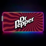 Fashion Drink D-Dr Pepper Mouse Pad Waterproof RGB LED Light Colorful Game Keyboard Non-slip Cover Desk-mat Surface - Image 3
