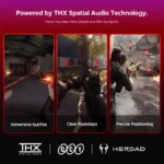 QCY Heroad GT2 H5GMA Tri-Mode RGB Gaming Headset - Image 3