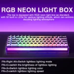 AULA HERO 68HE 8K Rapid Trigger Magnetic Gaming Keyboard - Image 2
