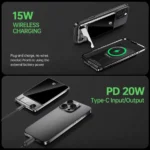 10000mAh Magnetic Wireless Power Bank - Image 6