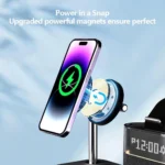 Magnetic 2-in-1 Wireless Charging Station for Phone & Smartwatch - Image 7