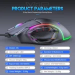 12800DPI RGB Gaming Mouse with 12 Programmable Keys - Image 6