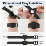 Soft Silicone Waterproof GPS Tracker Wristband for Kids & Pets - Image 3