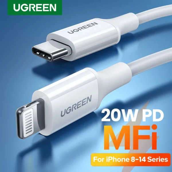 UGREEN MFi 20W USB-C to Lightning Cable