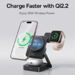 Baseus 3-in-1 25W Magnetic Wireless Charger - Image 2