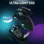 ATTACK SHARK X11 Wireless Gaming Mouse with Charging Dock - Image 6