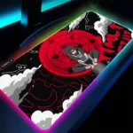Naruto Itachi Uchiha 90×40cm RGB LED Gaming Mouse Pad - Image 4
