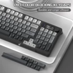 M96 Wireless Membrane Gaming Keyboard with LCD Screen & Media Knob - Image 10