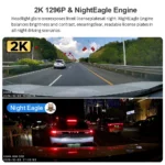 KAWA Tiny 2K Mini Dash Cam with Voice Control & 360° Rotation - Image 6