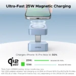 UGREEN Qi2.2 25W 2-in-1 Magnetic Charger - Image 2