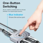 Vention HDMI 2.1 Splitter 8K 60Hz 4K120Hz Bi-Direction 2 in 1 out for TV Xiaomi Xbox PS4 5 HDMI-compatible Monitor HDMI Switcher - Image 5