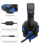 3.5mm Wired Gaming Headset with Microphone & Stereo Bass - Image 5