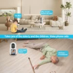 2MP WiFi Baby Monitor Camera with 2.8" Screen - Image 4