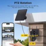 SHIWOJIA 12MP 4G Solar PTZ Security Camera with 60X Zoom - Image 6