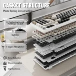 ATTACK SHARK X98 Pro Wireless Mechanical Keyboard with Screen & Knob - Image 5