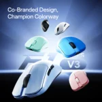 ATK Blazing Sky F1 V3 Wireless Gaming Mouse PAW3955 Master Dual-Mode 8K 37g Lightweight Non-porous FPS Mice - Image 7