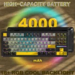 ATTACK SHARK X87 Tri-Mode Hot-Swappable Mechanical Keyboard - Image 4