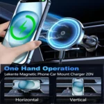 15W Magnetic Wireless Car Phone Charger - Image 2